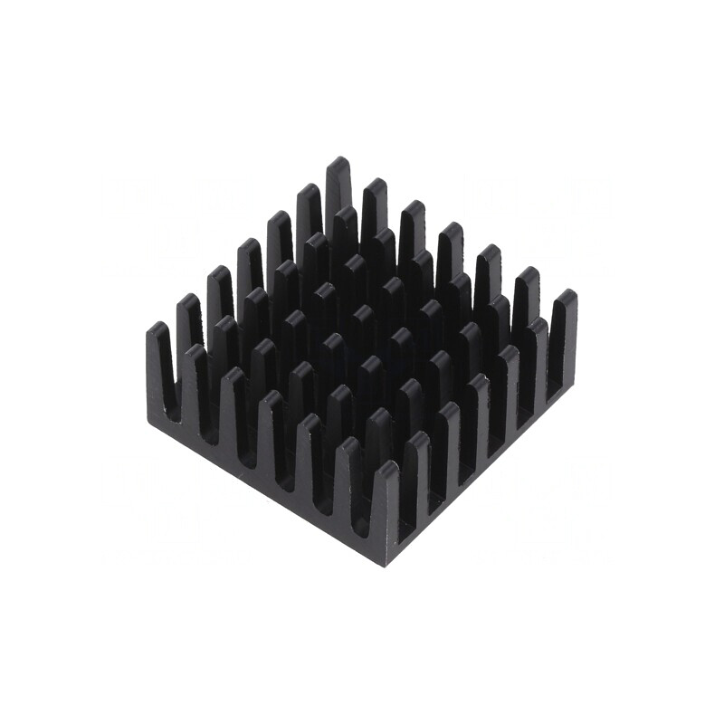 Radiator extrudat cu aripioare BGA negru 25x25mm | Electronic-mag.ro | Componente Electronice Radiator extrudat cu aripioare BGA negru 25x25mm | Electronic-mag.ro | Componente Electronice