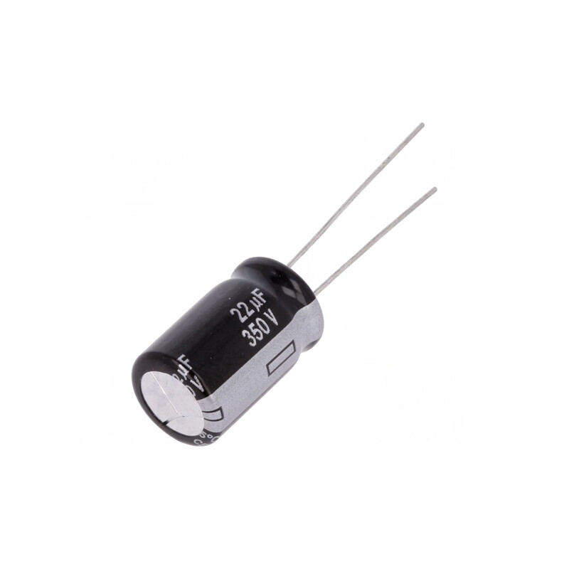 Condensator Electrolitic THT 22uF 350V 12.5x20mm | Electronic-mag.ro | Componente Electronice