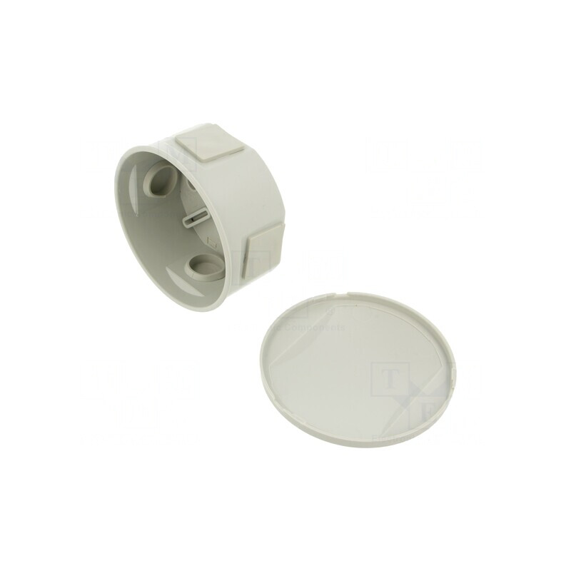 Cutie de conexiuni ABS IP44 Ø 84mm | Electronic-mag.ro | Componente Electronice Cutie de conexiuni ABS IP44 Ø 84mm | Electronic-mag.ro | Componente Electronice