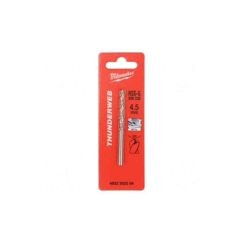 Burghiu Metal 4.5mm HSS-G Șlefuit Oțel Rapid | Electronic-mag.ro | Componente Electronice