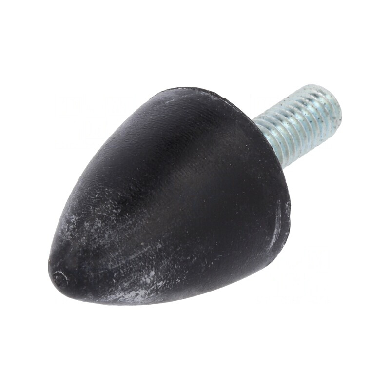 Atenuator de Vibrații M6 20mm Guma 24mm 130N | Electronic-mag.ro | Componente Electronice