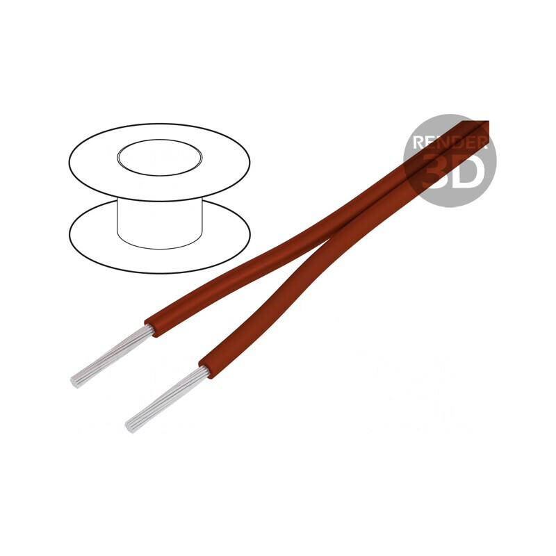 Cablu siliconic roșu 2x0,75mm2 ÖLFLEX® HEAT 180 | Electronic-mag.ro | Componente Electronice