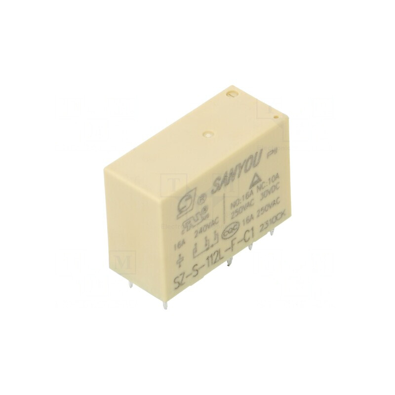 Releu Electromagnetic SPDT 12VDC 16A | Electronic-mag.ro | Componente Electronice