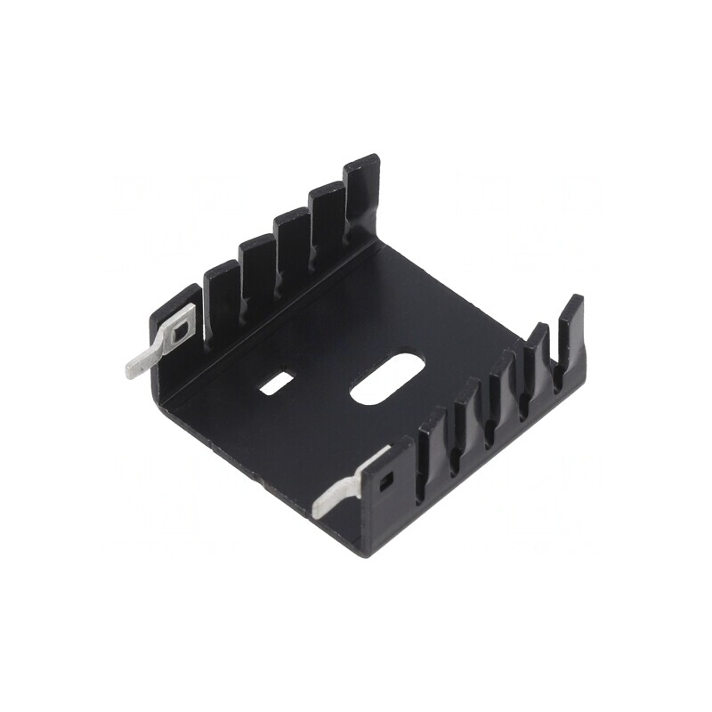 Radiator Extrudat U Negru TO220 30x30x12.7mm | Electronic-mag.ro | Componente Electronice