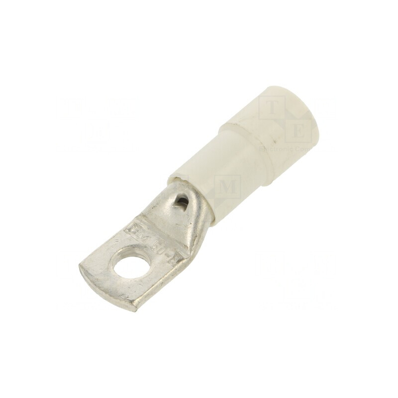 Inelar Tubular M8 Ø 8.4mm 50mm2 Alb Crimpat pe Cabluri | Electronic-mag.ro | Componente Electronice
