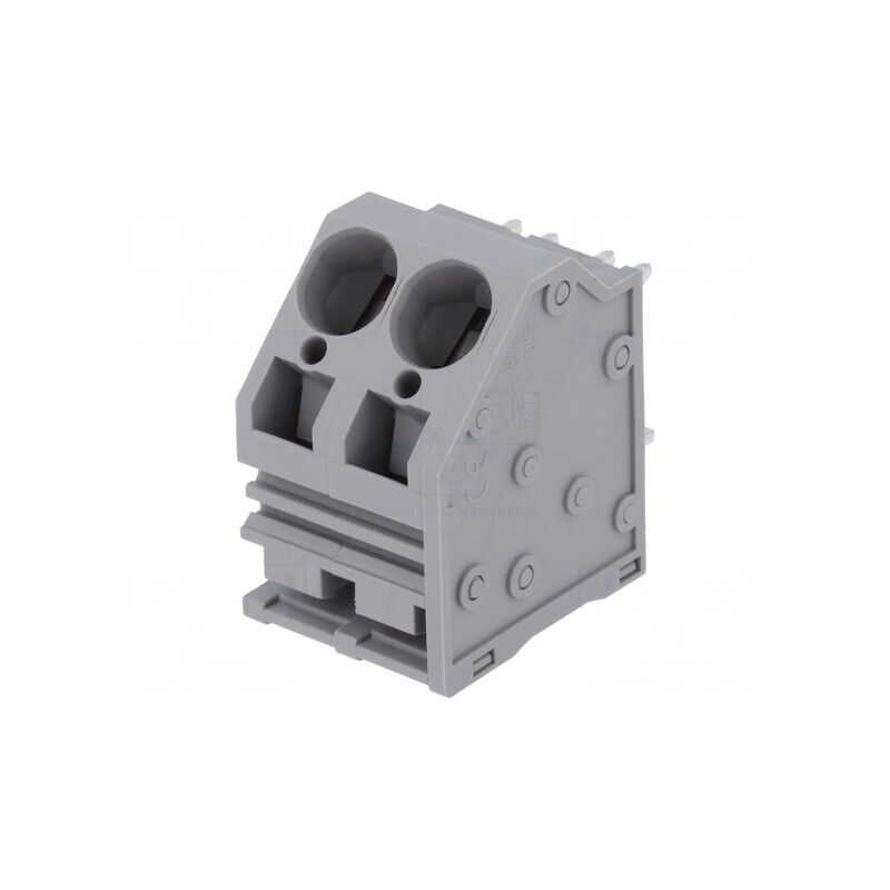 Regletă Conexiuni PCB Unghi 10mm 2 Piste | Electronic-mag.ro | Componente Electronice