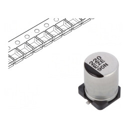 Condensator Hibrid 220uF 25V SMD | Electronic-mag.ro | Componente Electronice