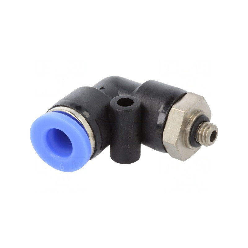 Racord Push-in Unghi PBT Filet M5 BLUELINE | Electronic-mag.ro | Componente Electronice