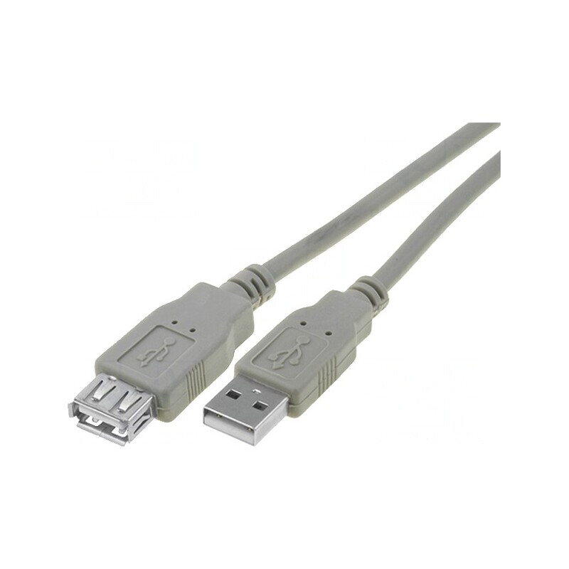 Cablu USB 2.0 A la A 1,5m Gri | Electronic-mag.ro | Componente Electronice Cablu USB 2.0 A la A 1,5m Gri | Electronic-mag.ro | Componente Electronice