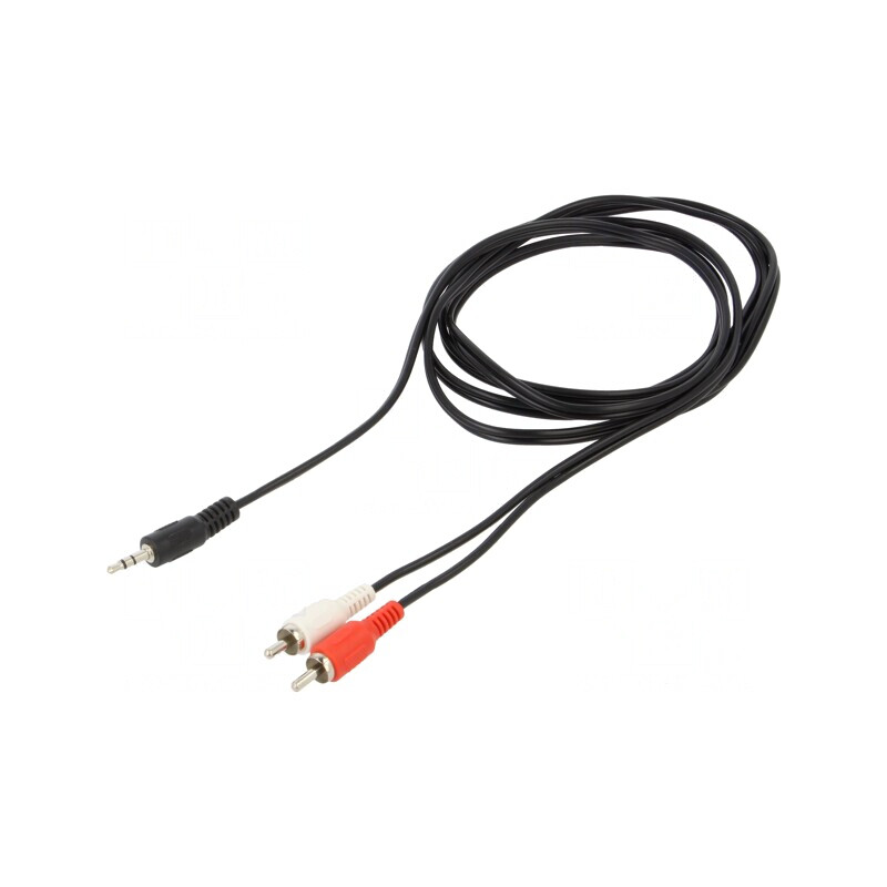 Cablu Audio Jack 3,5mm la RCA 1,8m Negru | Electronic-mag.ro | Componente Electronice Cablu Audio Jack 3,5mm la RCA 1,8m Negru | Electronic-mag.ro | Componente Electronice
