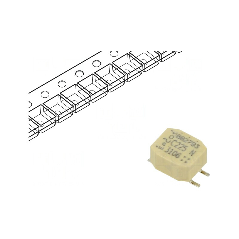 Inductor SMD 2.2mH 500mA 400mΩ ±30% | Electronic-mag.ro | Componente Electronice