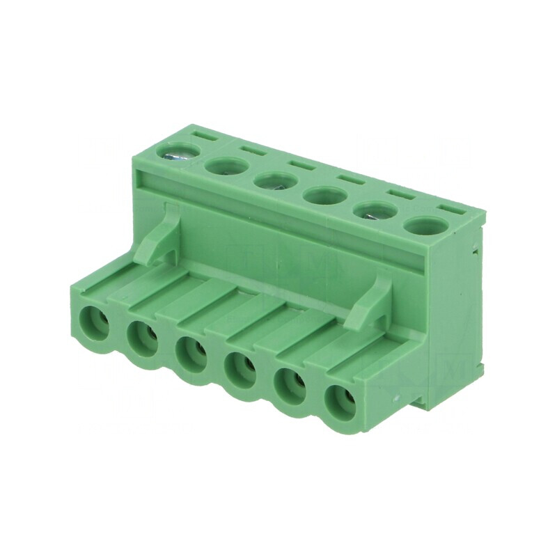 Regletă conexiuni 5mm 6 piste drept mufă | Electronic-mag.ro | Componente Electronice