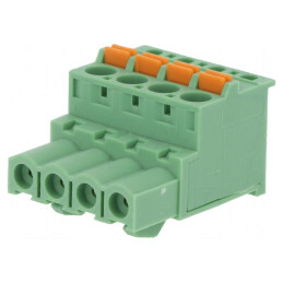Regletă de Conexiuni Deconectabilă 5,08mm 4 Piste Mufă Mamă | Electronic-mag.ro | Componente Electronice
