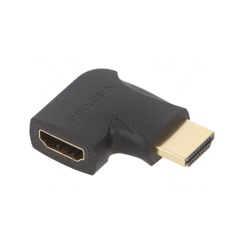 Adaptor HDMI 1.4 Unghi 270° Negru | Electronic-mag.ro | Componente Electronice