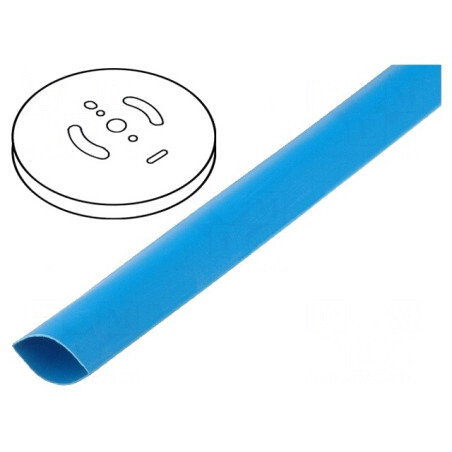Manșon Termocontractabil 19,1mm Albastru | Electronic-mag.ro | Componente Electronice