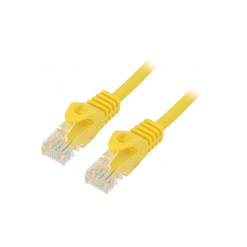 'Patch Cord UTP Cat6 Galben 2m Cablexpert' | Electronic-mag.ro | Componente Electronice