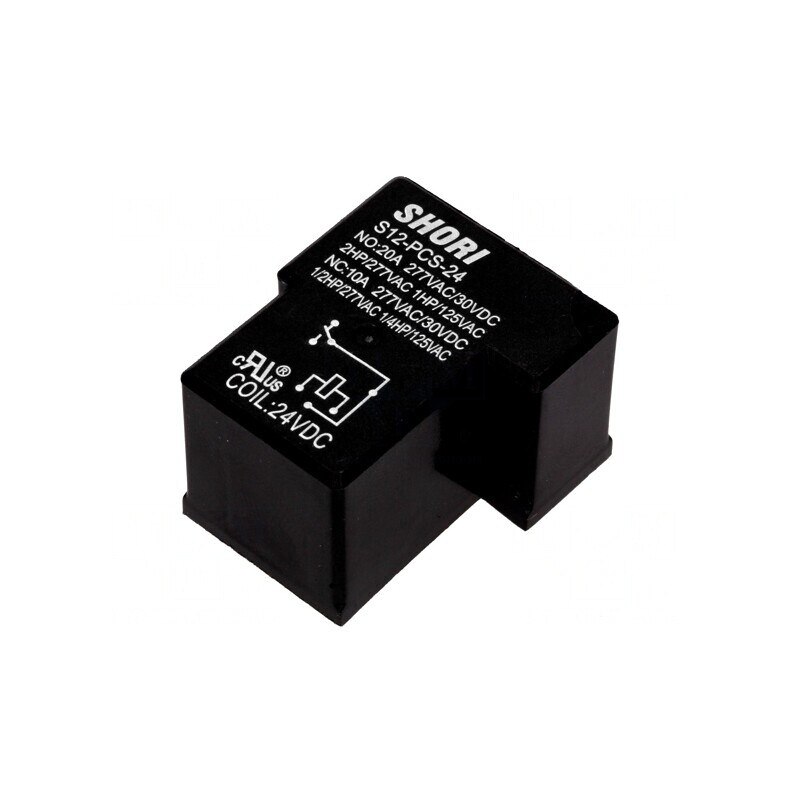 Releu Electromagnetic SPDT 24VDC 20A | Electronic-mag.ro | Componente Electronice