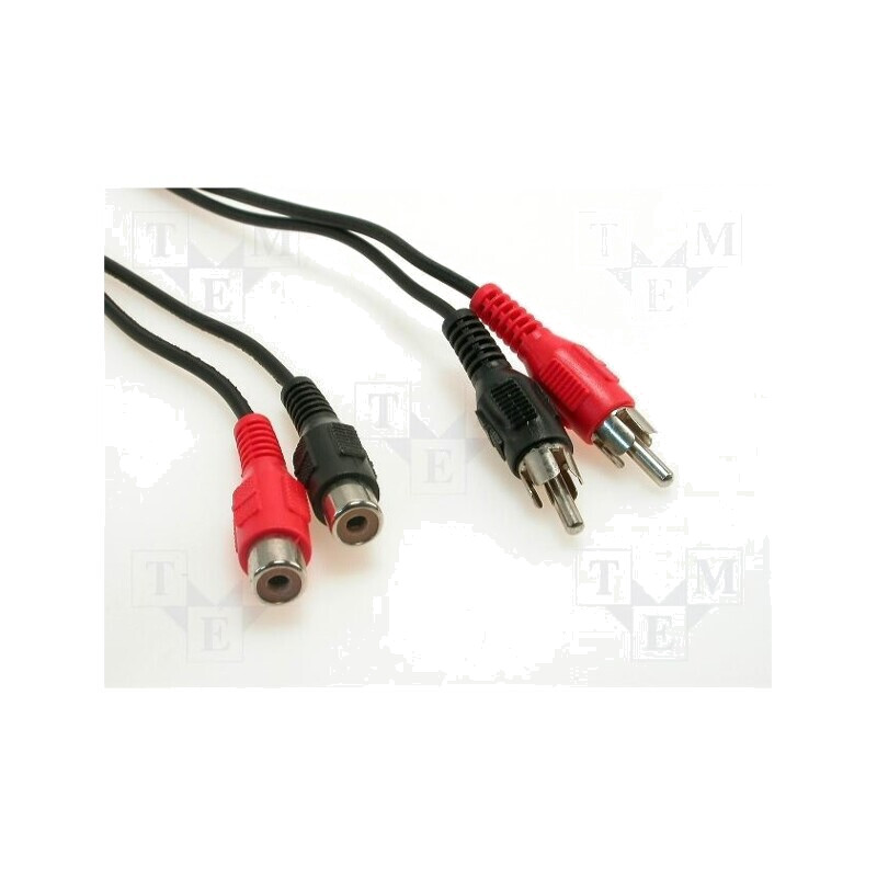 Cablu RCA x2 Soclu la x2 Mufă 2,5m Nichelat | Electronic-mag.ro | Componente Electronice Cablu RCA x2 Soclu la x2 Mufă 2,5m Nichelat | Electronic-mag.ro | Componente Electronice