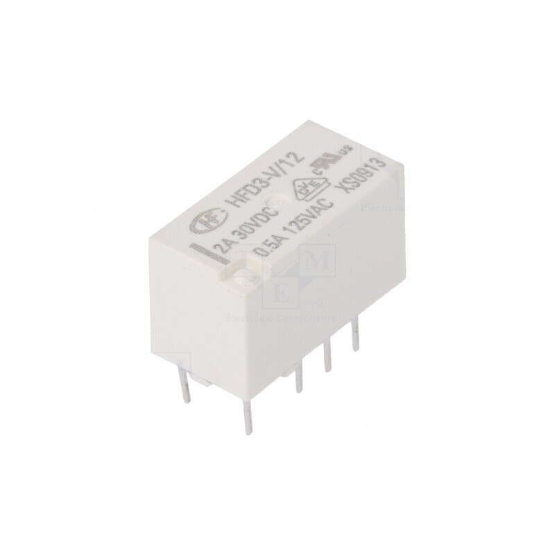 Releu Electromagnetic DPDT 12VDC 2A PCB | Electronic-mag.ro | Componente Electronice