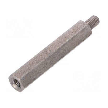 Piuliță-distanțieră filetată 55mm M6 | Electronic-mag.ro | Componente Electronice