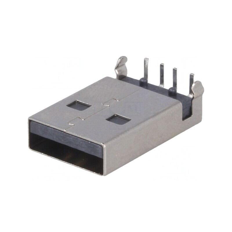 Mufă USB A Tată PCB THT 90° Ecranat | Electronic-mag.ro | Componente Electronice