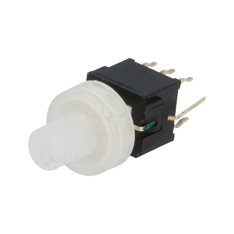 Comutator tastatură DPDT LED verde 0.1A 30V | Electronic-mag.ro | Componente Electronice