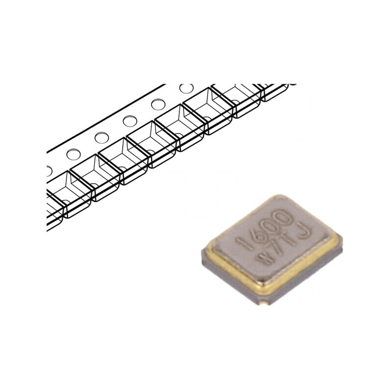 Rezonator Cuarț 16MHz 10pF SMD 2x1.6x0.5mm | Electronic-mag.ro | Componente Electronice Rezonator Cuarț 16MHz 10pF SMD 2x1.6x0.5mm | Electronic-mag.ro | Componente Electronice