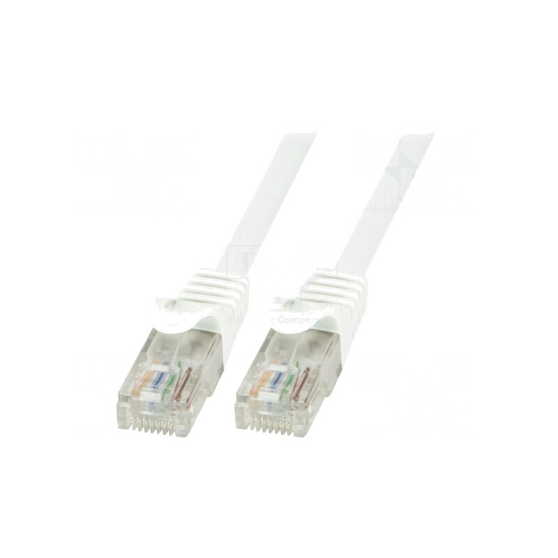 Cablul Patch U/UTP Cat6 Alb 1.5m | Electronic-mag.ro | Componente Electronice