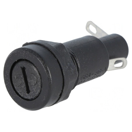 Clema Siguranțe Cilindrice 5x20mm 10A 250V Panou | Electronic-mag.ro | Componente Electronice