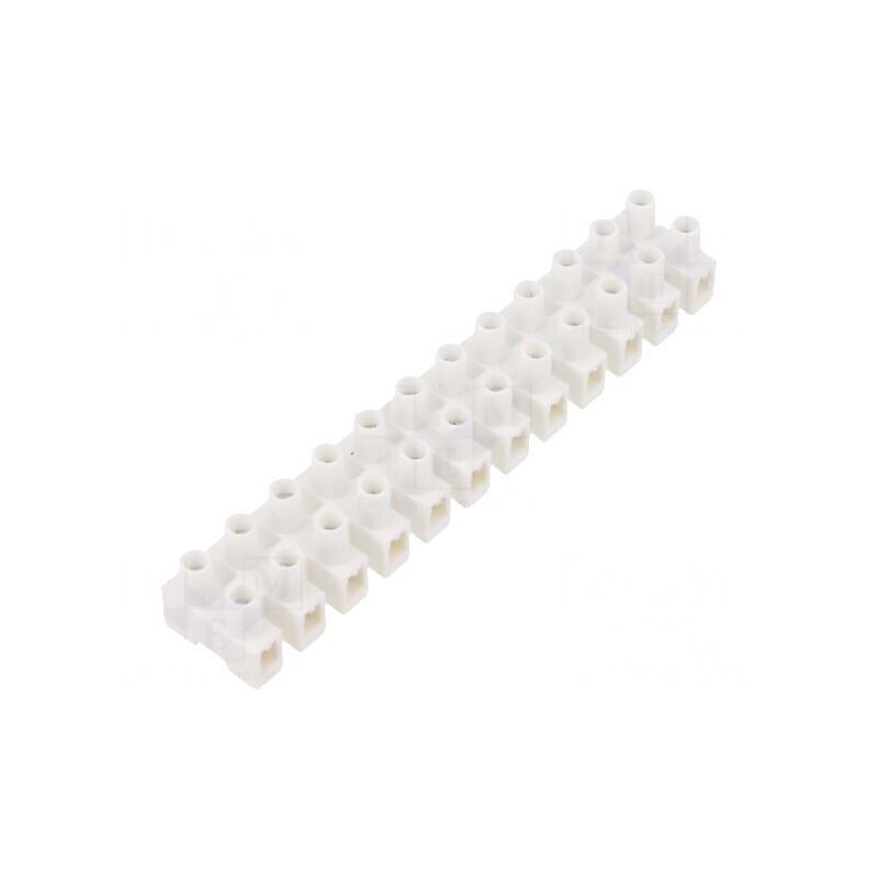 Regletă Conexiuni Terminal 4mm2 12 Piste 400V | Electronic-mag.ro | Componente Electronice