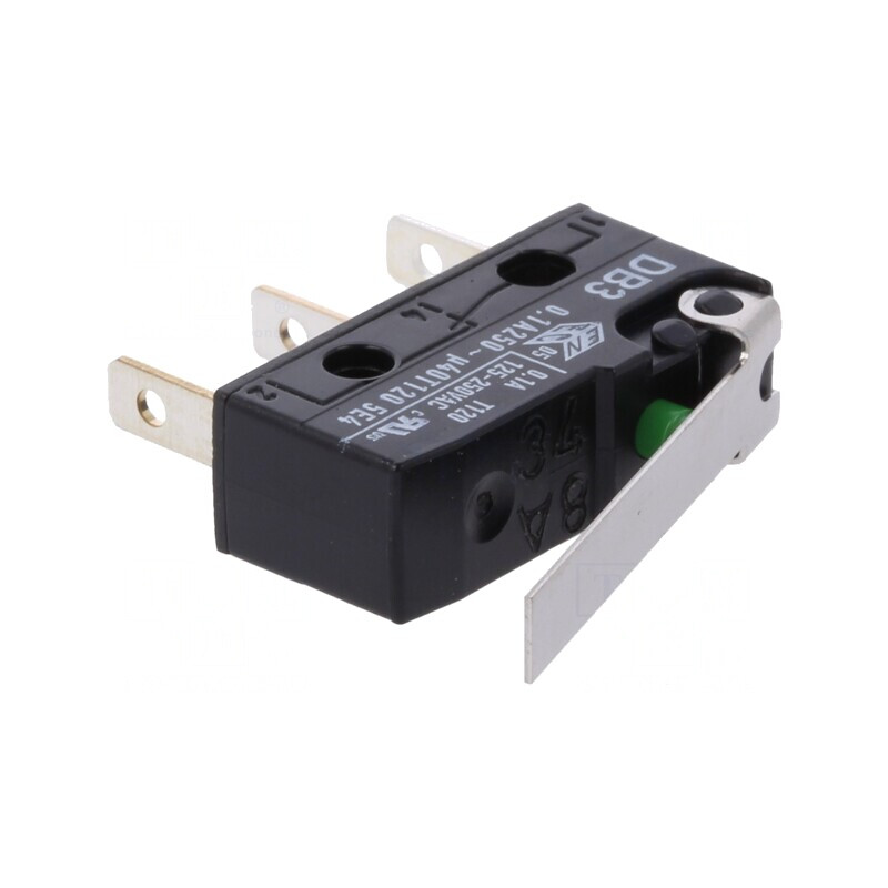 Microîntrerupător SNAP ACTION SPDT 0,1A 250VAC/80VDC | Electronic-mag.ro | Componente Electronice