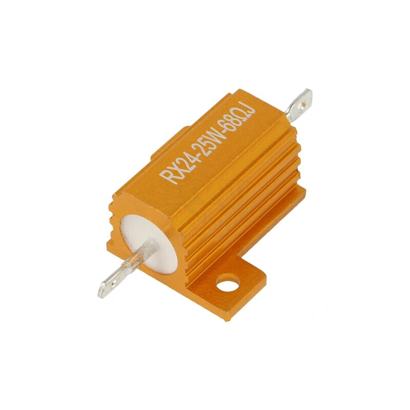 Rezistor Bobinat cu Radiator 68Ω 25W ±5% | Electronic-mag.ro | Componente Electronice Rezistor Bobinat cu Radiator 68Ω 25W ±5% | Electronic-mag.ro | Componente Electronice