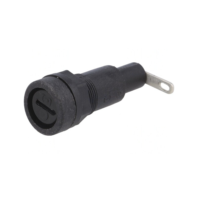 Clemă Siguranțe Cilindrice 5x20mm 10A 250V Panou | Electronic-mag.ro | Componente Electronice