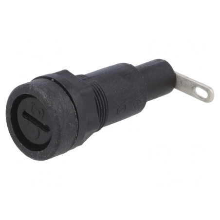 Clemă Siguranțe Cilindrice 5x20mm 10A 250V Panou | Electronic-mag.ro | Componente Electronice
