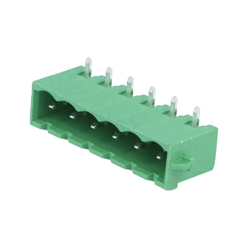 Regletă de Conexiuni Deconectabilă 5,08mm 6 Piste Soclu Tată | Electronic-mag.ro | Componente Electronice
