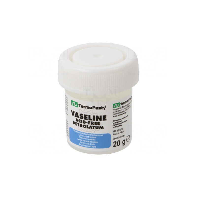 Vaselină Albă Pastă 20g în Recipient Plastic | Electronic-mag.ro | Componente Electronice