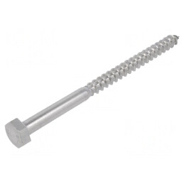 Șurub lemn 10x150 mm cap hexagonal 17 mm | Electronic-mag.ro | Componente Electronice