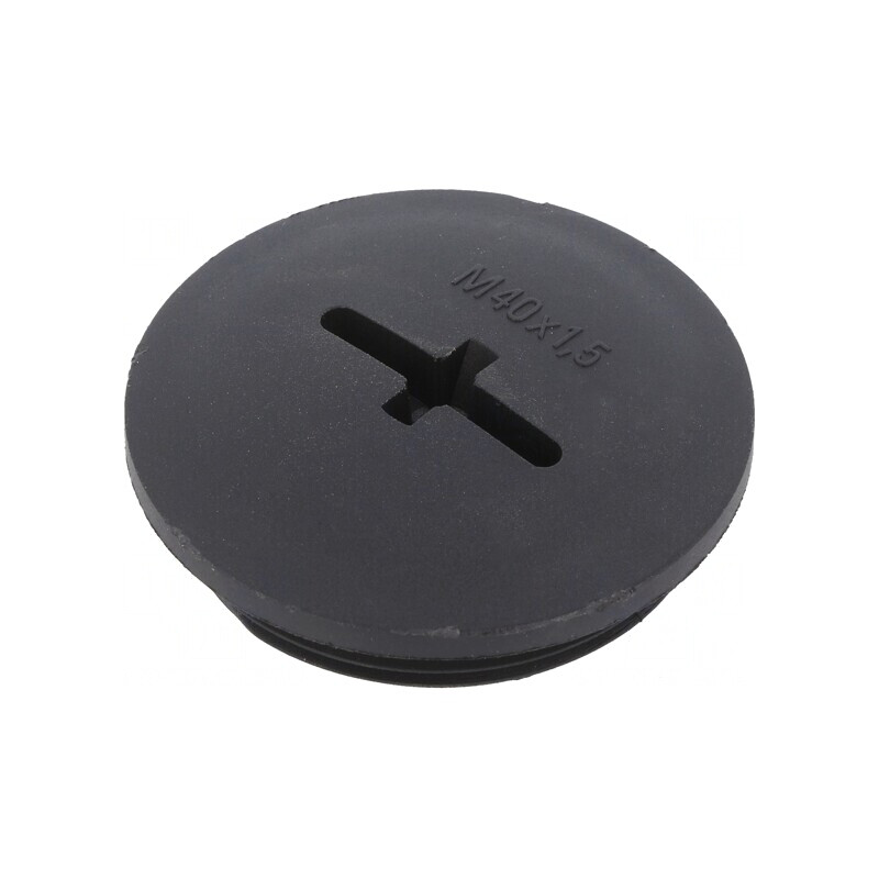 Capac de Protecție Negru Poliamidă 8mm IP56 | Electronic-mag.ro | Componente Electronice