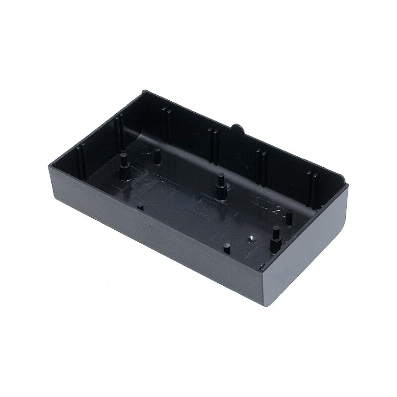 Carcasă Bază 70x123x25.5mm ABS Neagră | Electronic-mag.ro | Componente Electronice