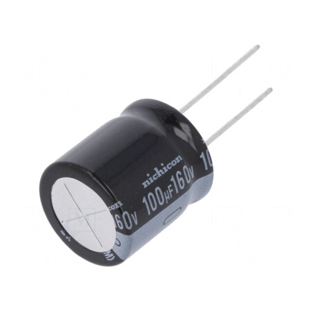 Condensator Electrolitic THT 100uF 160V 18x20mm | Electronic-mag.ro | Componente Electronice
