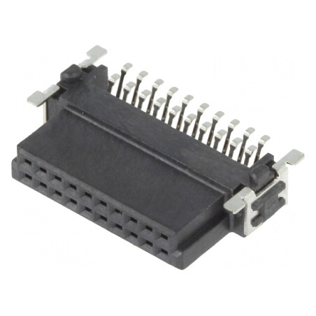 Conector PCB Mamă 20 PIN 1.27mm Termoplast | Electronic-mag.ro | Componente Electronice