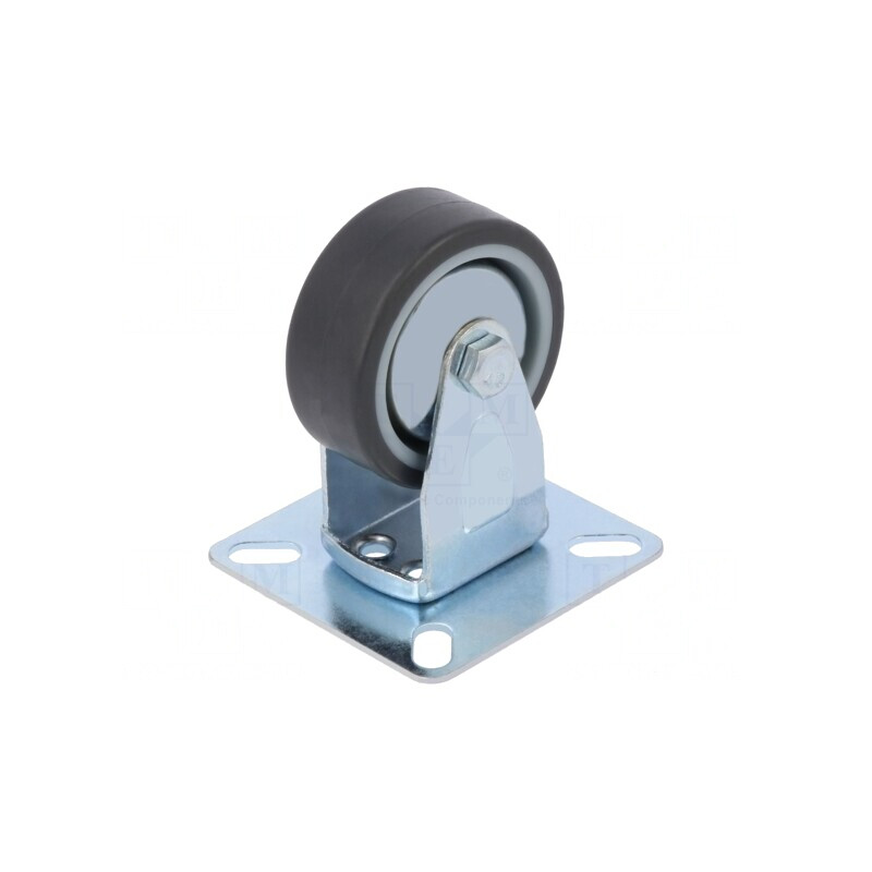 Roată de transport rigidă 50mm 40kg | Electronic-mag.ro | Componente Electronice