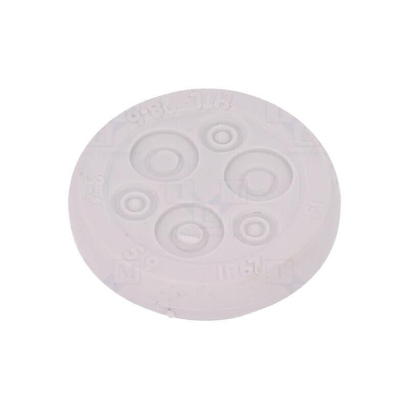 Garnitură Gri Deschis cu Orificii 28mm | Electronic-mag.ro | Componente Electronice Garnitură Gri Deschis cu Orificii 28mm | Electronic-mag.ro | Componente Electronice