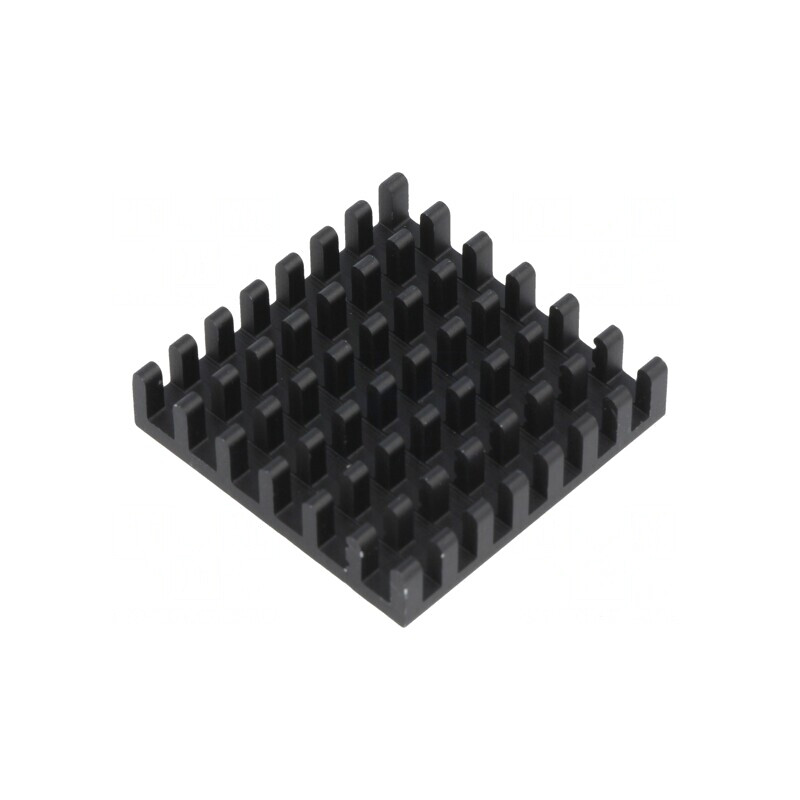 Radiator Aluminiu Negru 27x27x6mm | Electronic-mag.ro | Componente Electronice Radiator Aluminiu Negru 27x27x6mm | Electronic-mag.ro | Componente Electronice