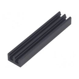 Radiator cu Aripioare Negru 50x10x6mm | Electronic-mag.ro | Componente Electronice
