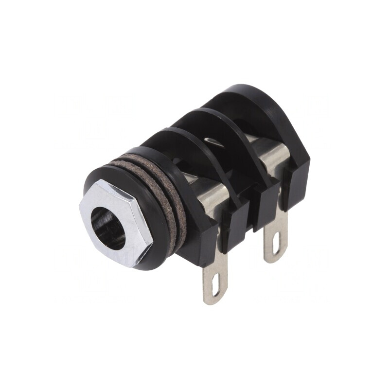 Soclu Jack 6,3mm Mono 2 Piste 90° Lipire | Electronic-mag.ro | Componente Electronice