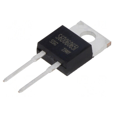 Diodă Redresoare Schottky SiC 650V 6A 88W TO220ISO | Electronic-mag.ro | Componente Electronice