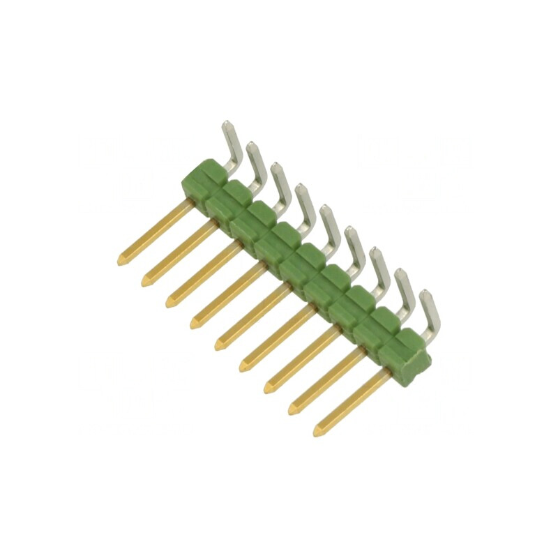 Şir Pini AMPMODU MOD II 9-Pin 90° Tată | Electronic-mag.ro | Componente Electronice