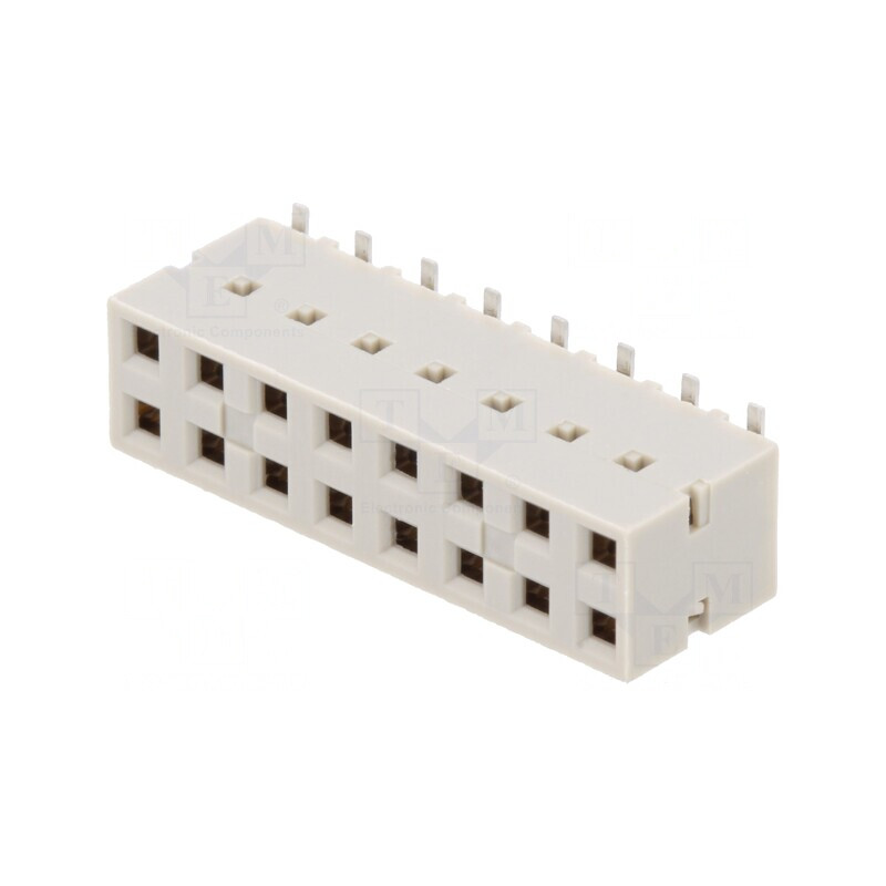Conector Mamă PCB-PCB Dubox® 2,54mm 16P Aurit Vertical SMT | Electronic-mag.ro | Componente Electronice Conector Mamă PCB-PCB Dubox® 2,54mm 16P Aurit Vertical SMT | Electronic-mag.ro | Componente Electronice