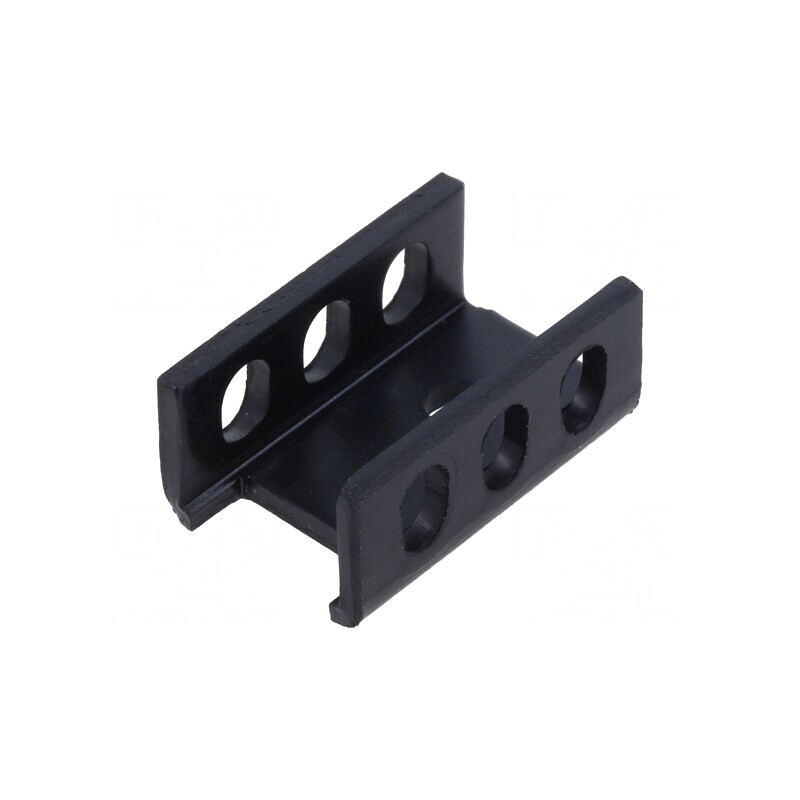 Radiator Extrudat TO220 Negru 25x16x11mm 18°C/W | Electronic-mag.ro | Componente Electronice